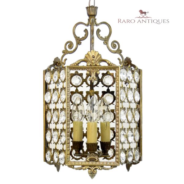 VINTAGE KRISTALNA LANTERNA